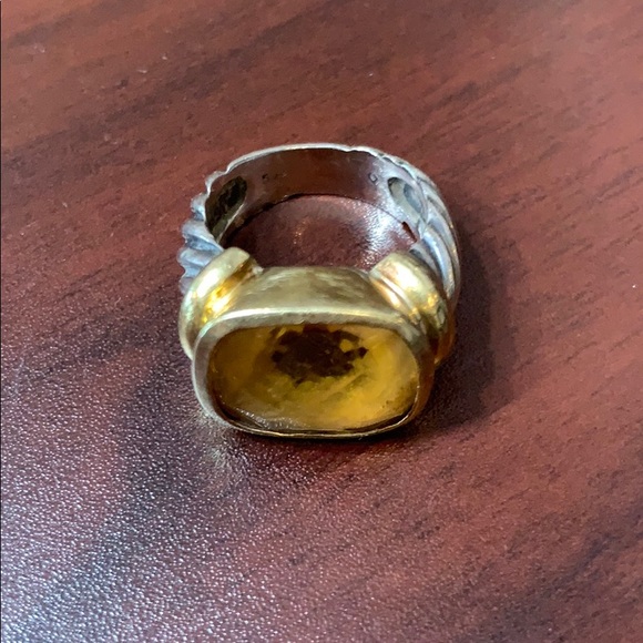 David Yurman!! Citrine ring size 6 - Picture 5 of 5